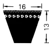 V-belt | XPB/5VX